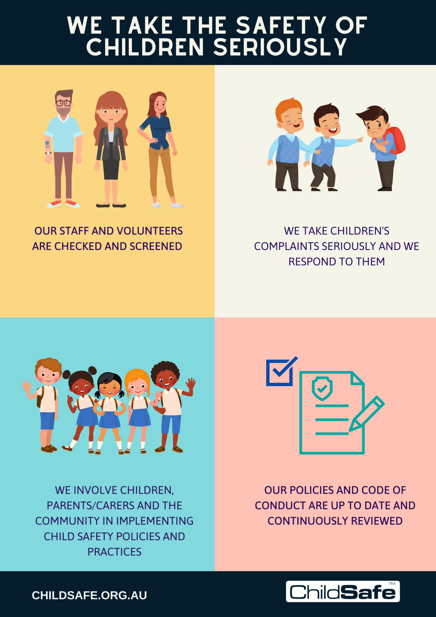 Free Child Safety Resources & Posters for Organisations